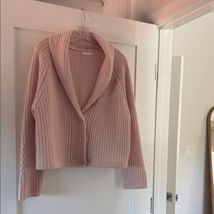 Sablyn cashmere shawl collar cardigan